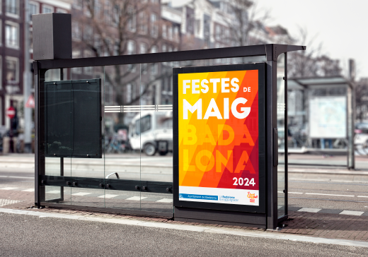 Mockup Proposta Cartell Festes de Maig 2023